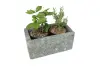 Product image 2 of the product “Planter, rectangular, smooth, natural stone (Basanite),stonemasonry ”